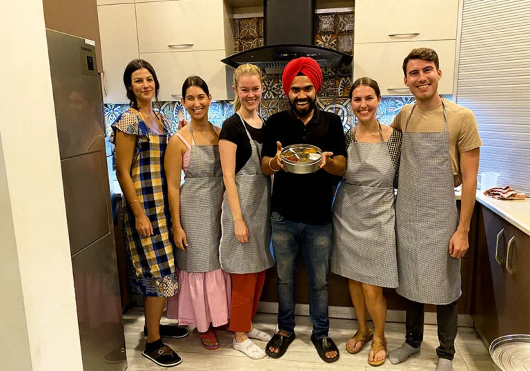 Jd with guest on art of indian cooking class 2