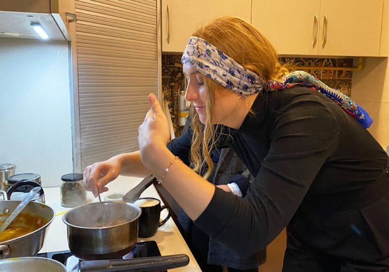 Girls smelling Magical aroma of Masala Chai Chai Master Class