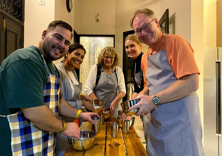 australian-guest-indian-cooking-class-delhi 9