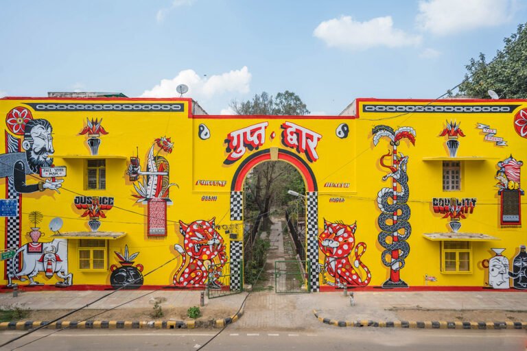 famous murals in delhi