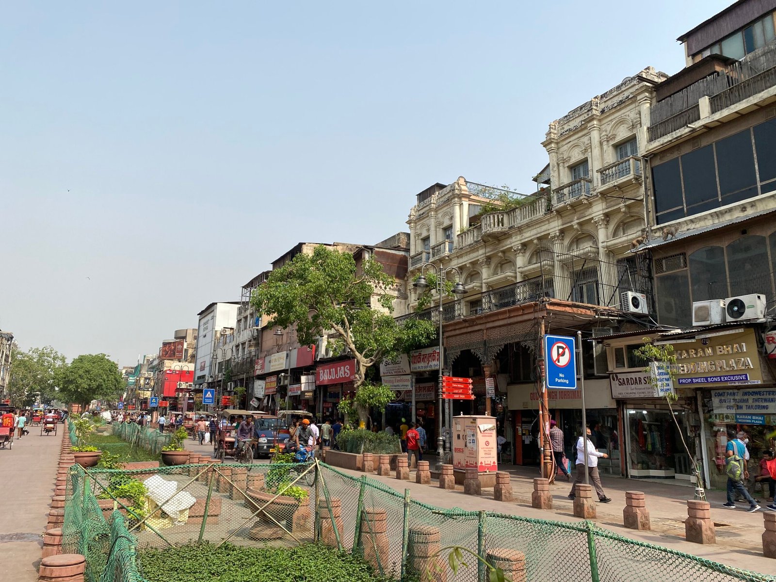 Chandni Chowk Old Delhi street scene near Paranthe Wali Gali