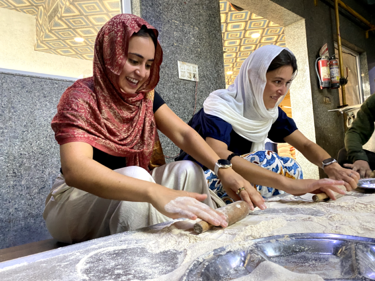 RollingChapatis in Sikh Mega kitchen tour scaled