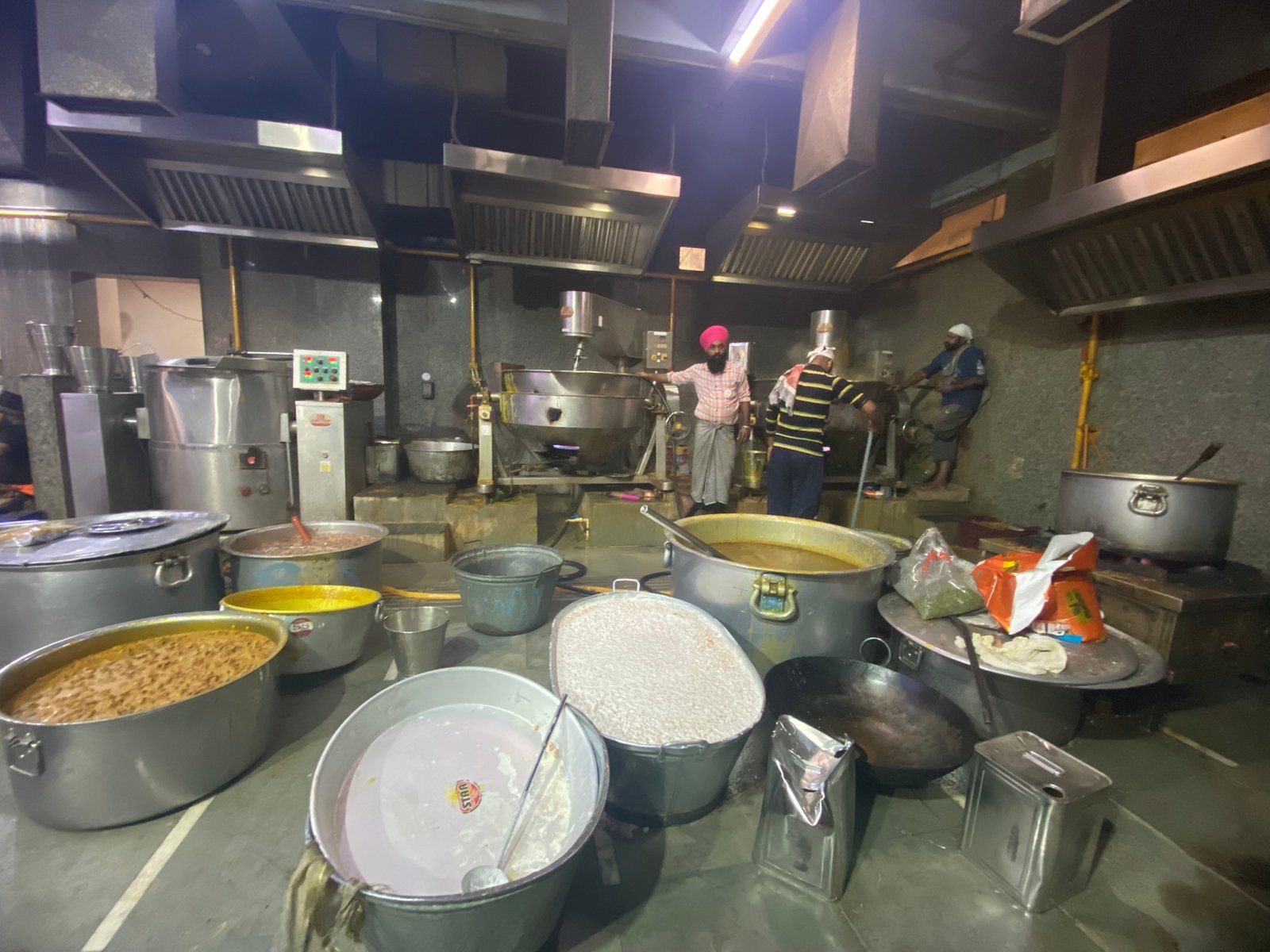 Inside the Sikh mega kitchen langar at Sis Ganj Sahib Gurudwara in Old Delhi