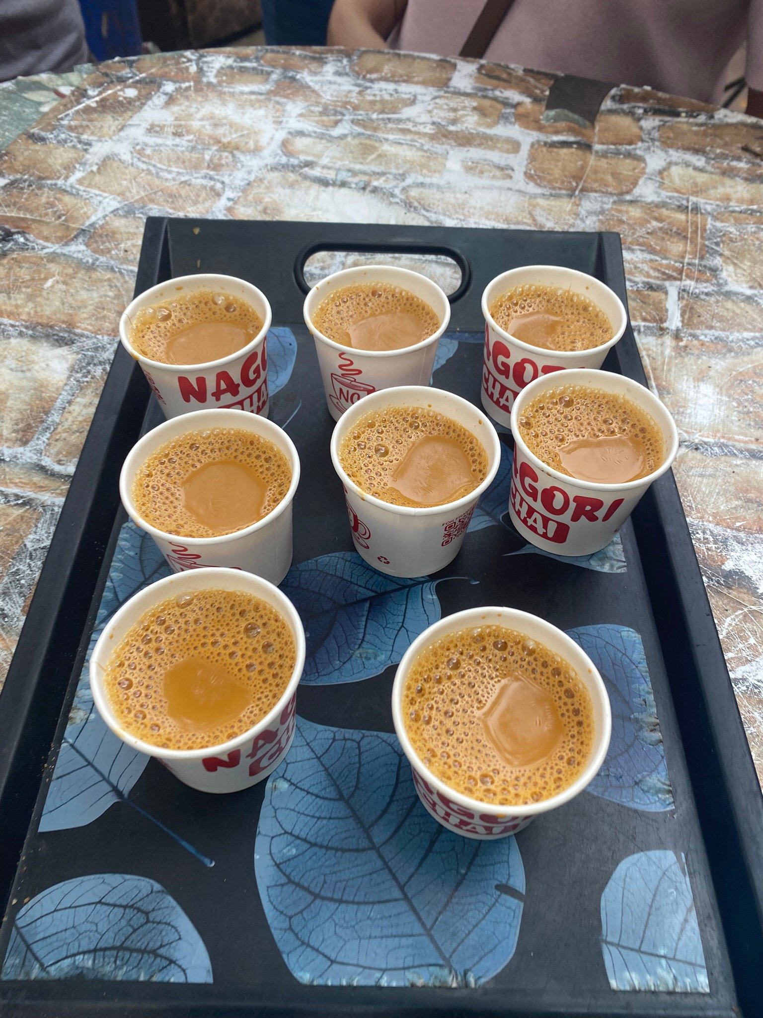 Nagori chole and chai, a classic Old Delhi breakfast combination on the Explore Real India food tour