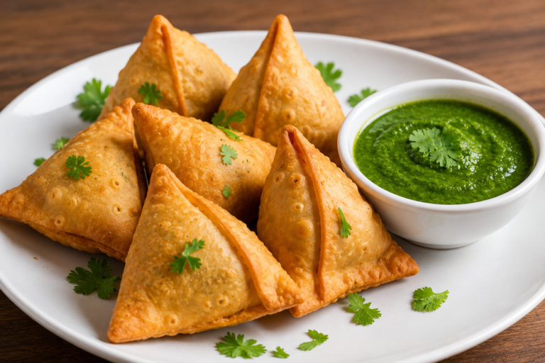 Samosa 7 cilantro chutney online session