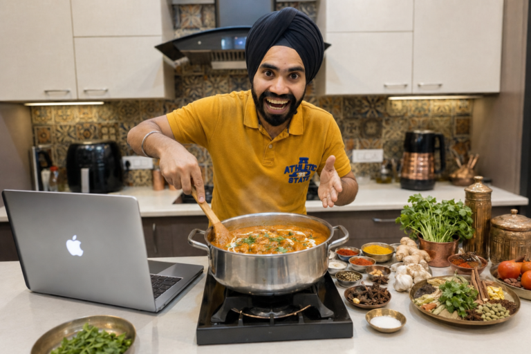 Virtual chicken tikka masala workshop