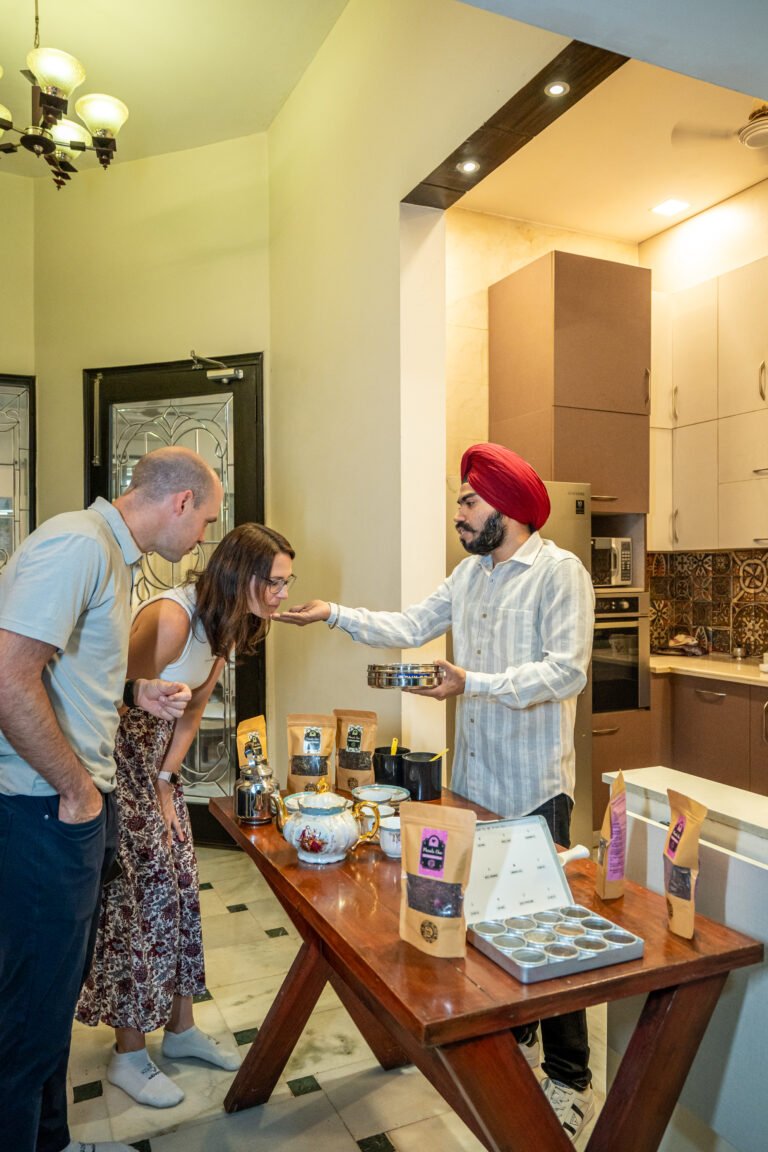 indian home hosting chai workshop