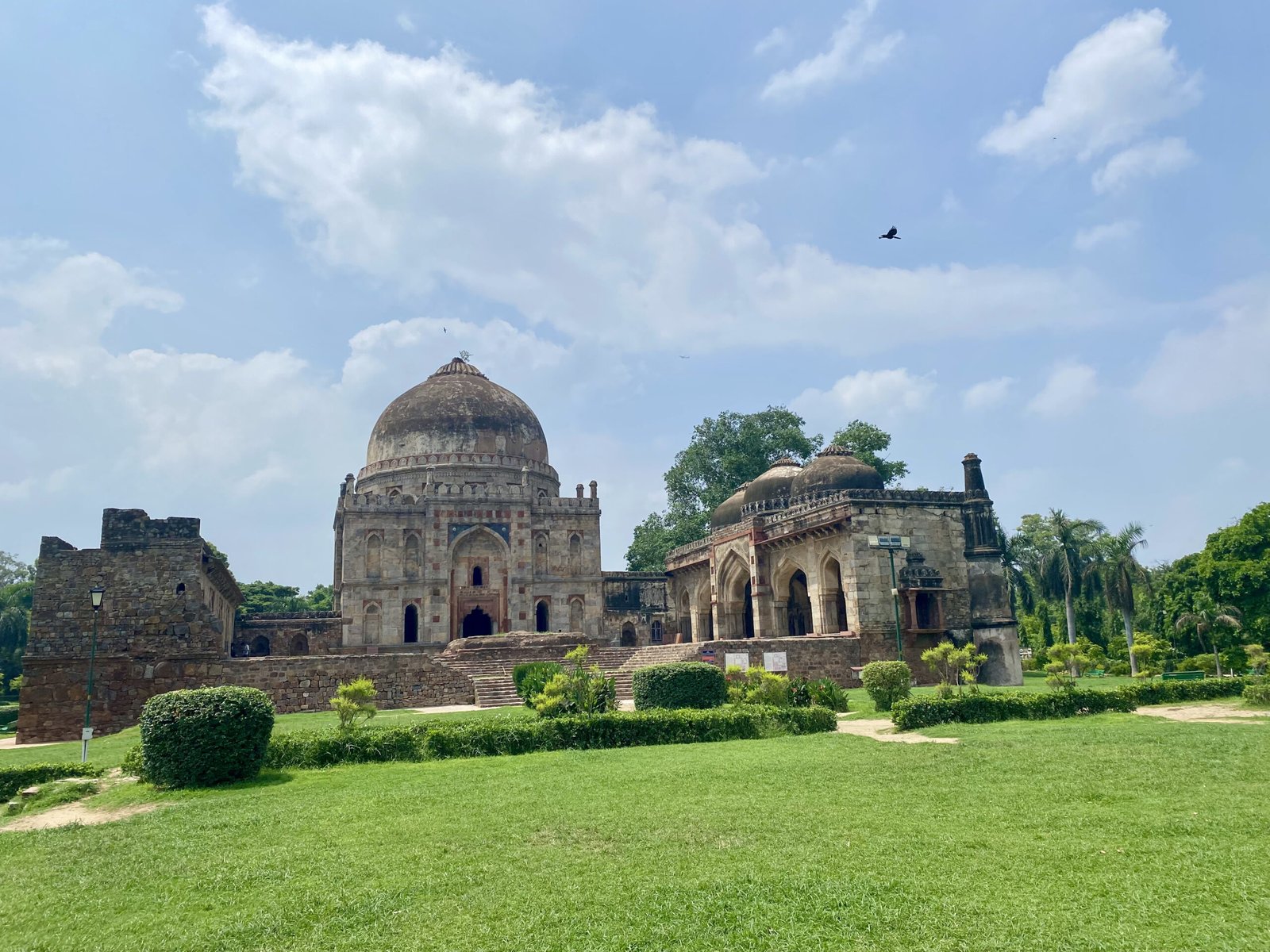 Monuments and greenery inside Lodhi Gardens park