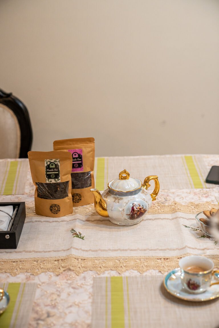 traditional street chai served at home