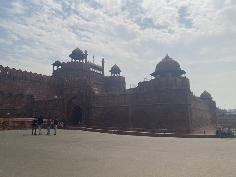 view of red fort from the side