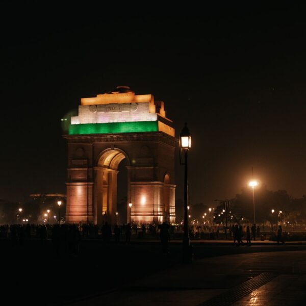 Indian gate at eveing