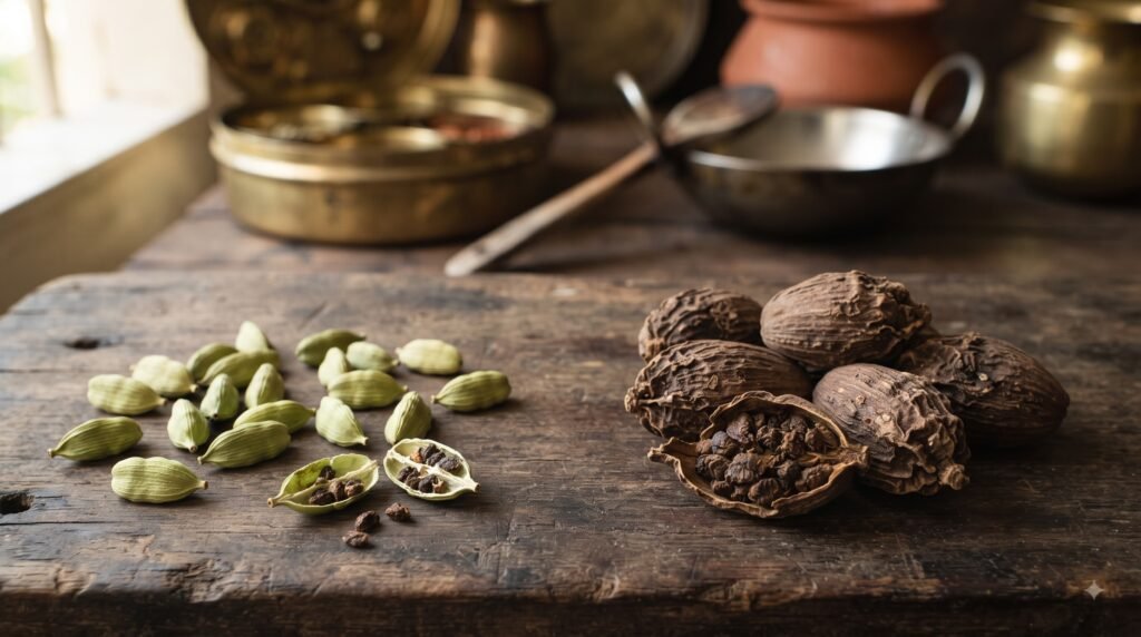 Cardamom in Indian Cooking: Green vs Black Explained Thumbnail