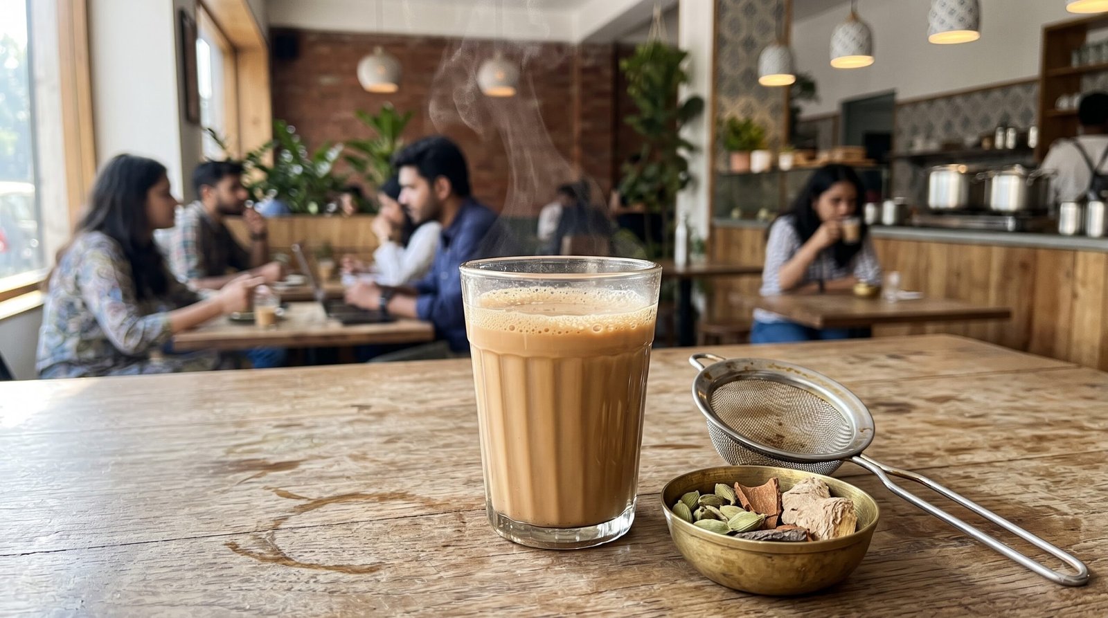 Chai Making Class in a Delhi Family Home