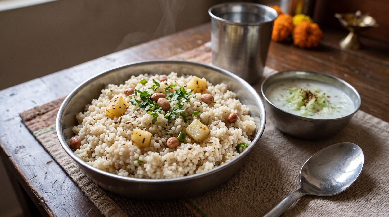 Samak ke chawal khichdi barnyard millet Navratri vrat dish